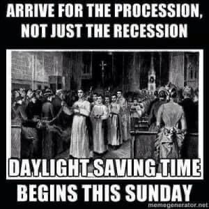 Daylight Saving Time Starts Tomorrow
